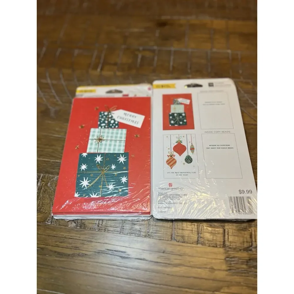 Christmas Greeting Cards Brand New Set Of 2 Packs 10 Per Pack Holiday Cards